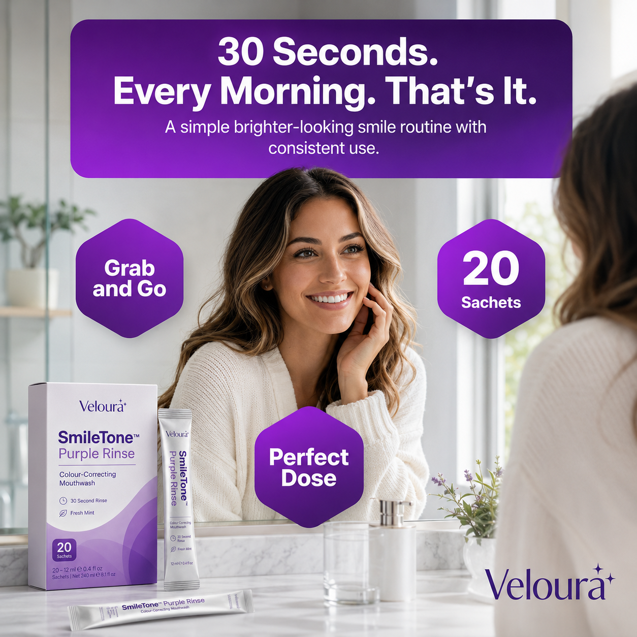 Veloura SmileTone™ Purple Rinse