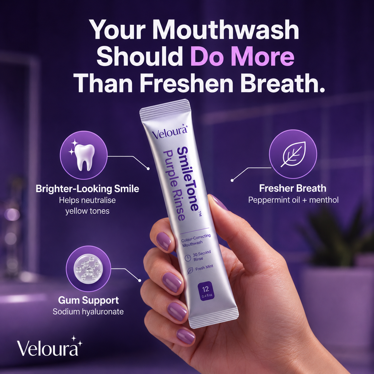 Veloura SmileTone™ Purple Rinse
