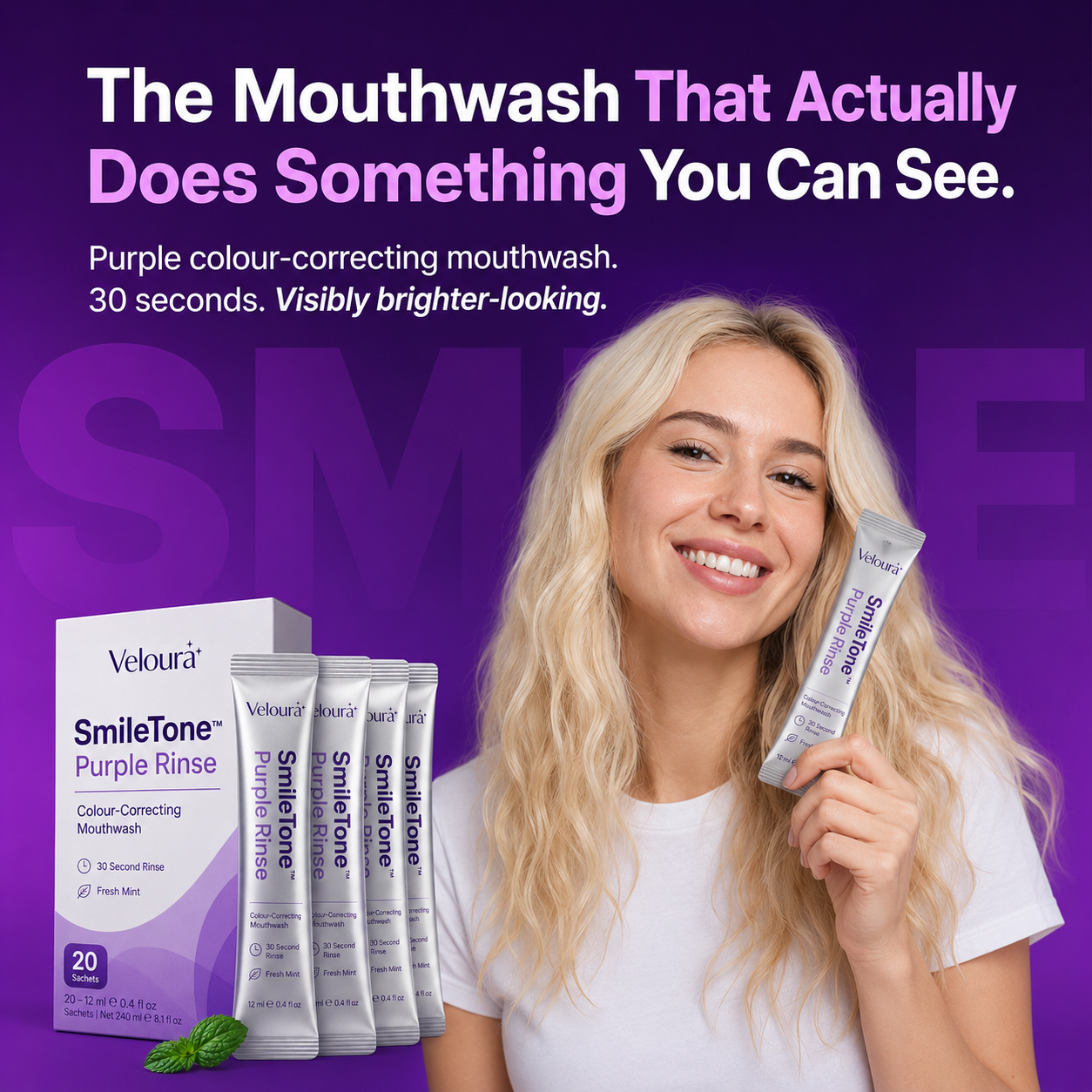 Veloura SmileTone™ Purple Rinse